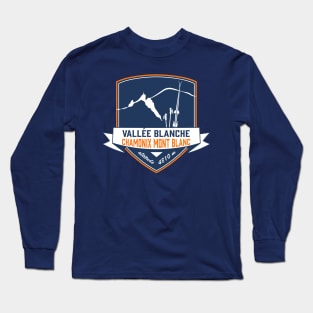 Chamonix Vallée blanche leewarddesign Long Sleeve T-Shirt